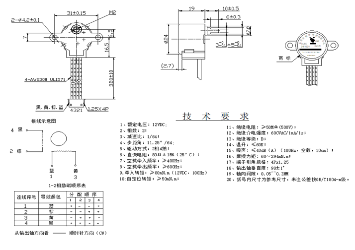 新風機出風口都步進電機