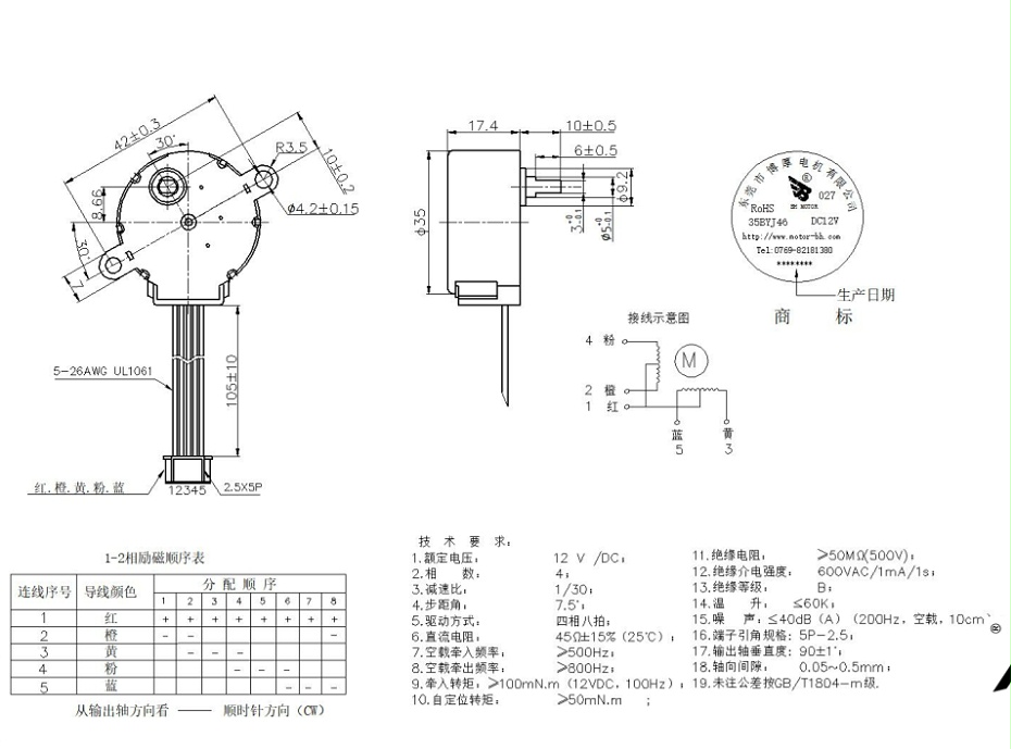 卷簾電機